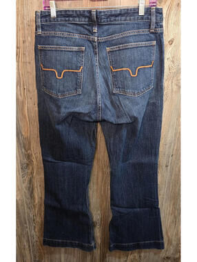 Kimes Ranch Denim Blue Jeans "Jennifer" Women Size 10/30 (32x30) Wide Flare Leg